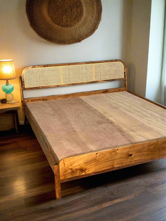 Marvin Rattan Bed