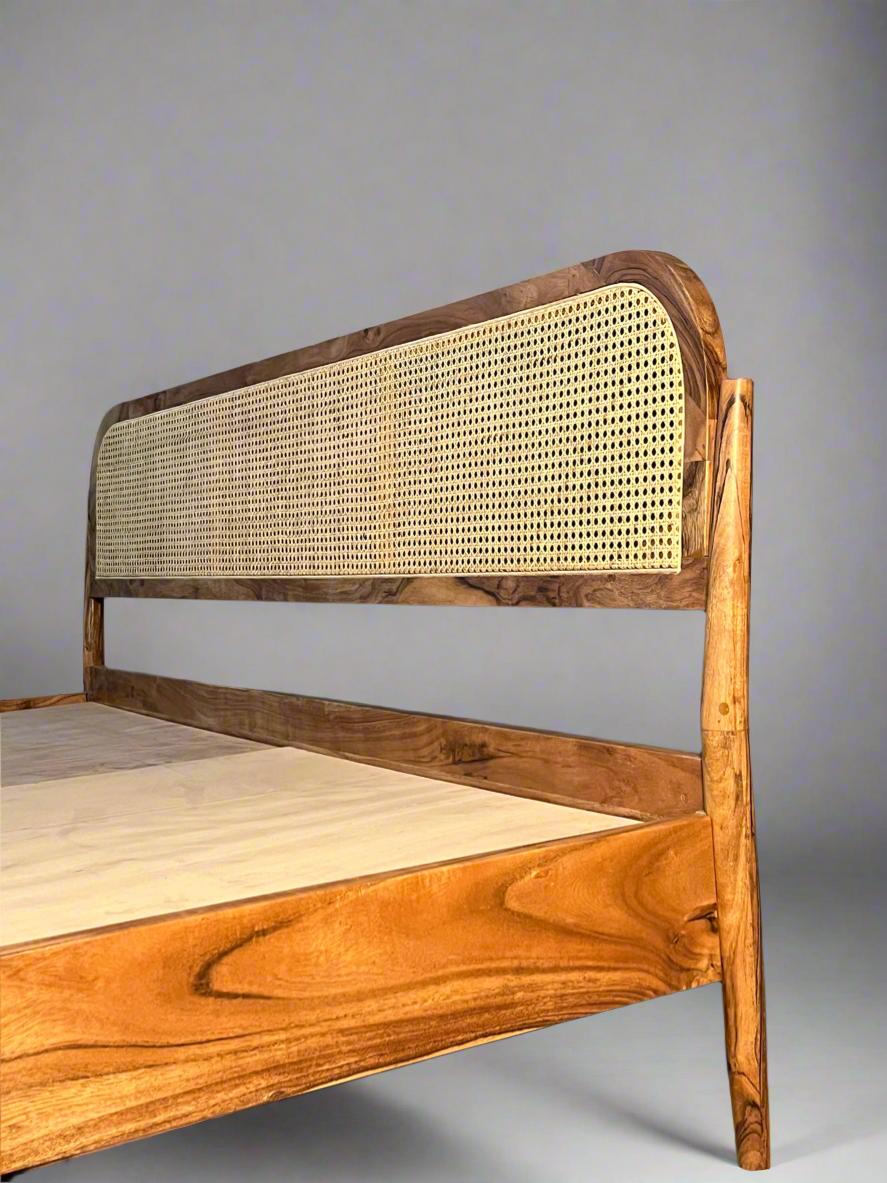 Marvin Rattan Bed