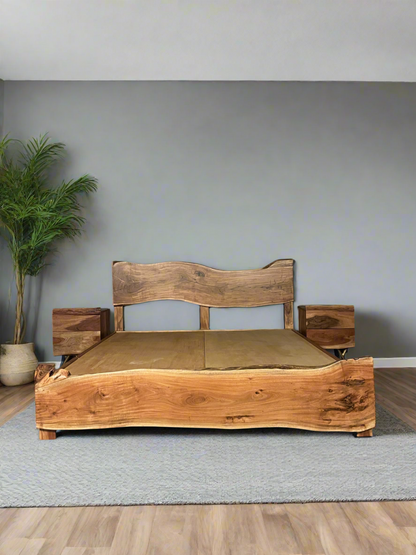 Live edge bed