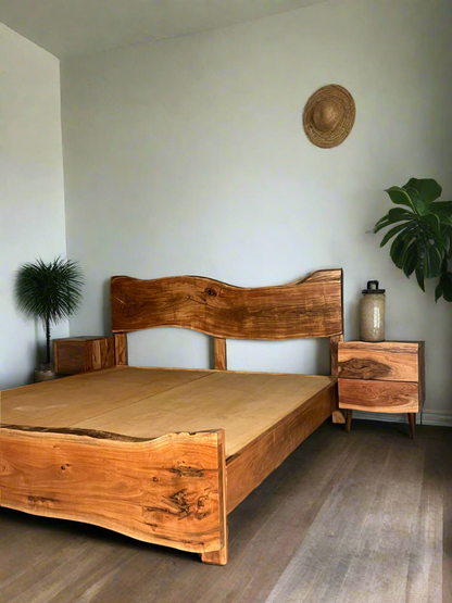 Live edge bed